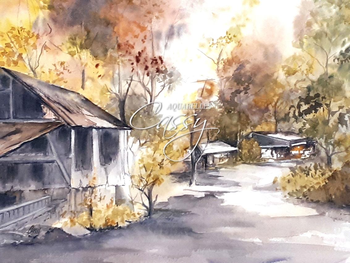 En descendant de Combloux 2017